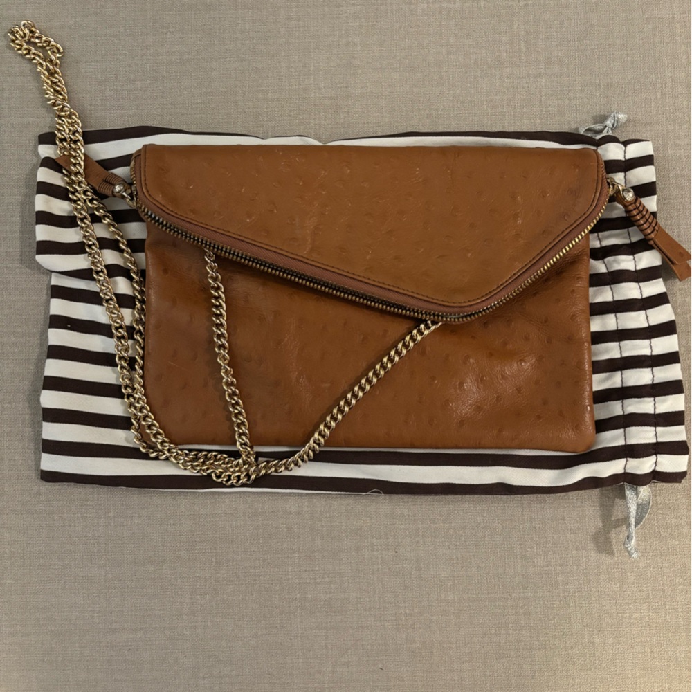 Henri Bendel Ostrich Leather Bag